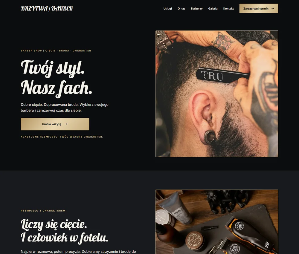Pierwszy ekran Black Signature Split