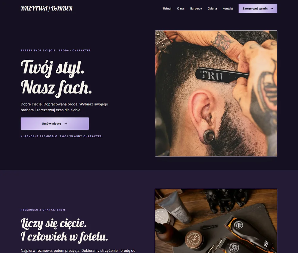 Pierwszy ekran Violet Signature Split