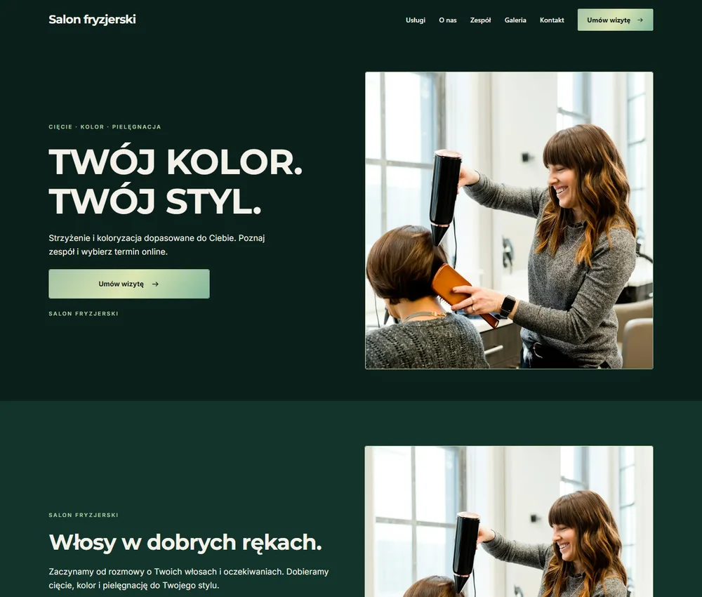 Pierwszy ekran Forest Studio Split