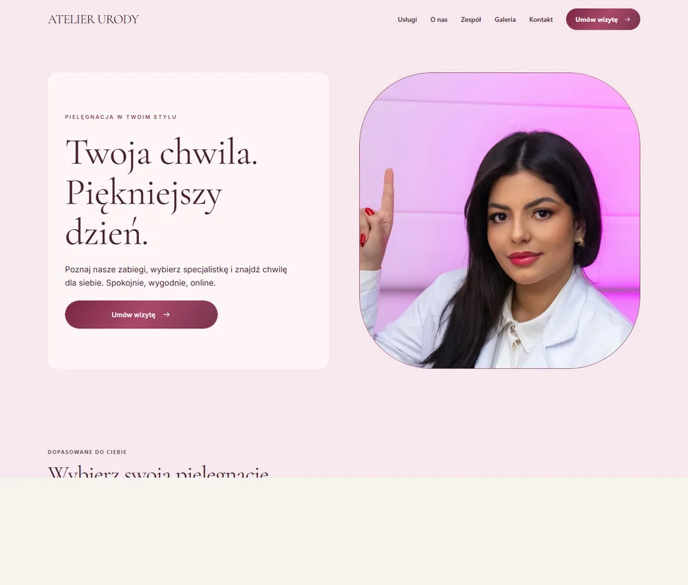 Pierwszy ekran Rose Maison