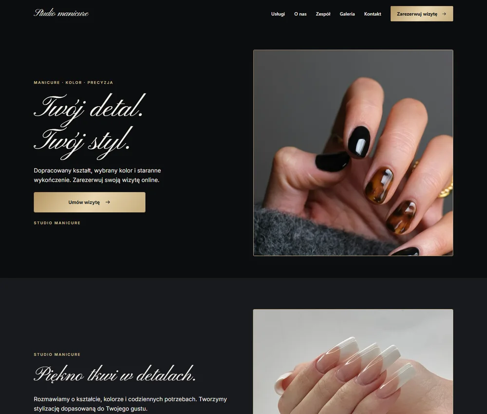 Pierwszy ekran Onyx Signature Split