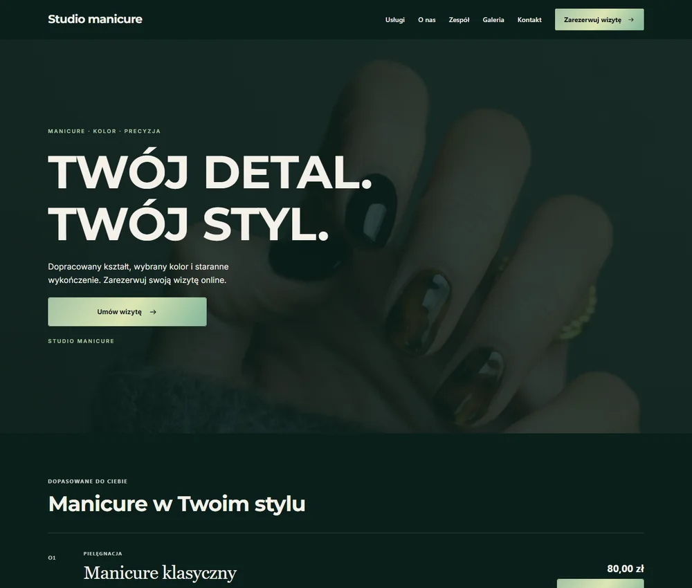 Pierwszy ekran Forest Studio Panorama