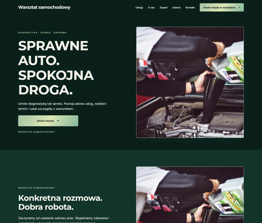 Pierwszy ekran Forest Studio Split