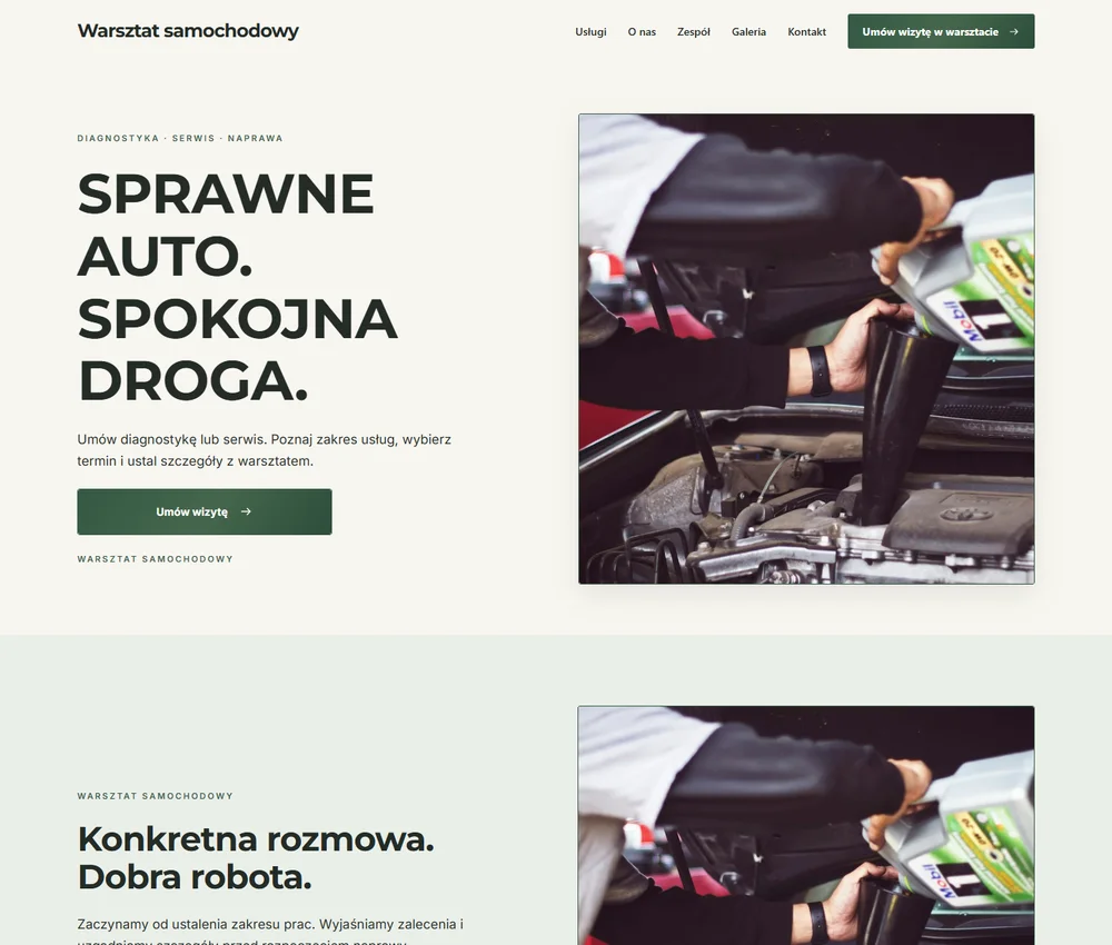 Pierwszy ekran Ivory Studio Split